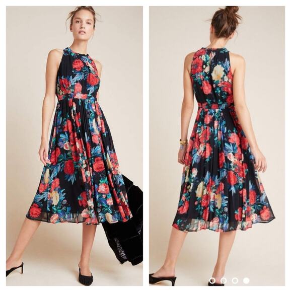 Anthropologie Hermia Midi Dress - Picture 1 of 3